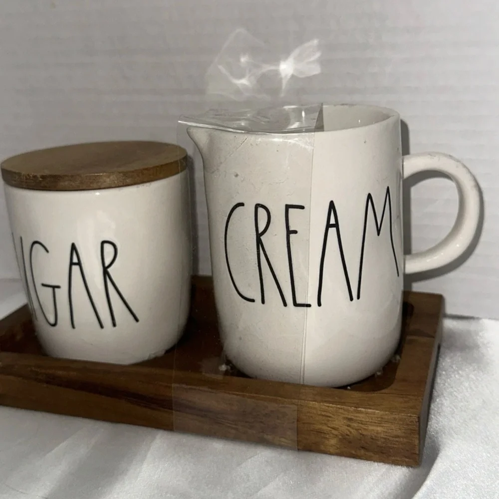 Rae Dunn‎ SUGAR & CREAM Set